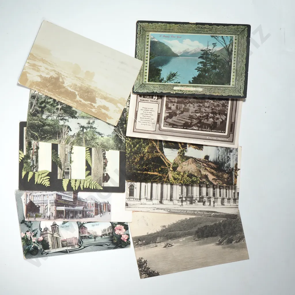 Assorted Lot of Ten Antique New Zealand Themed Postcards  Image 1++