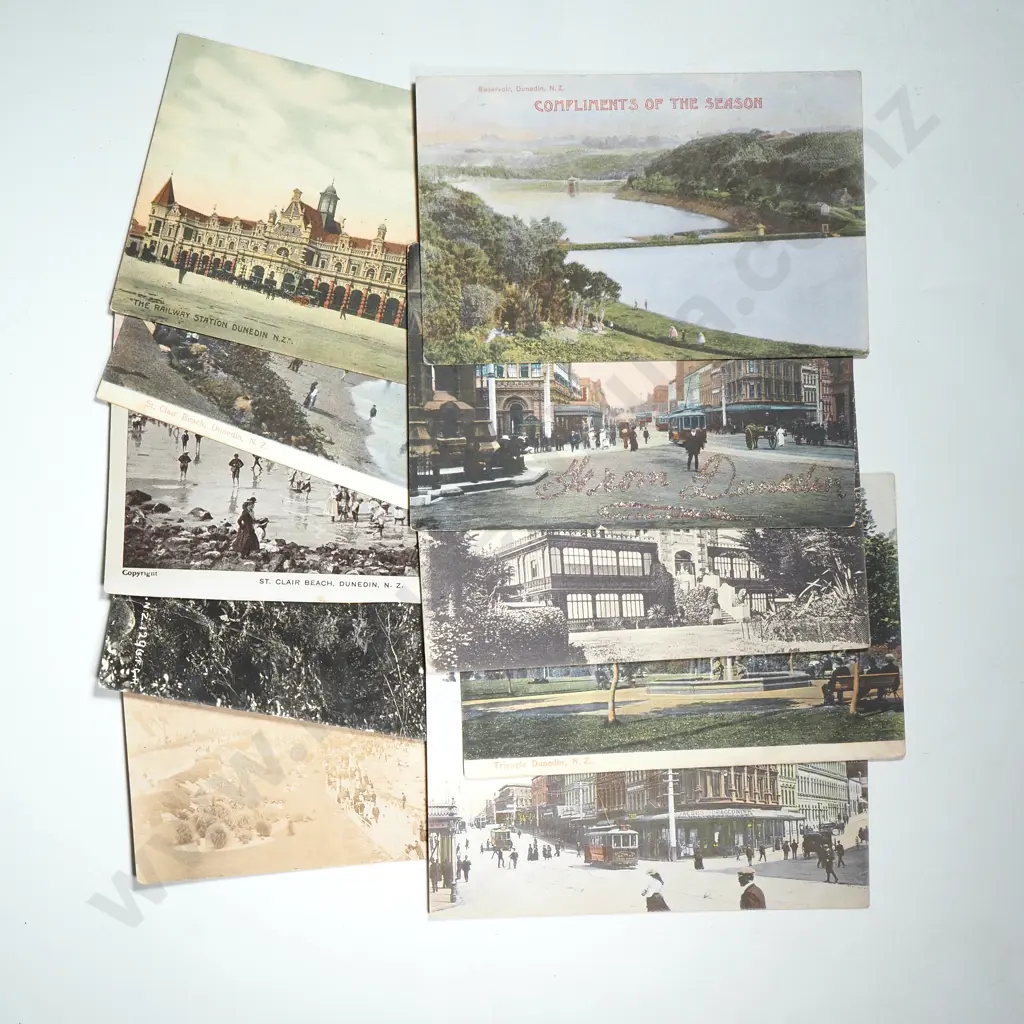 Assorted Lot of Ten Antique New Zealand Themed Postcards  Image 1++