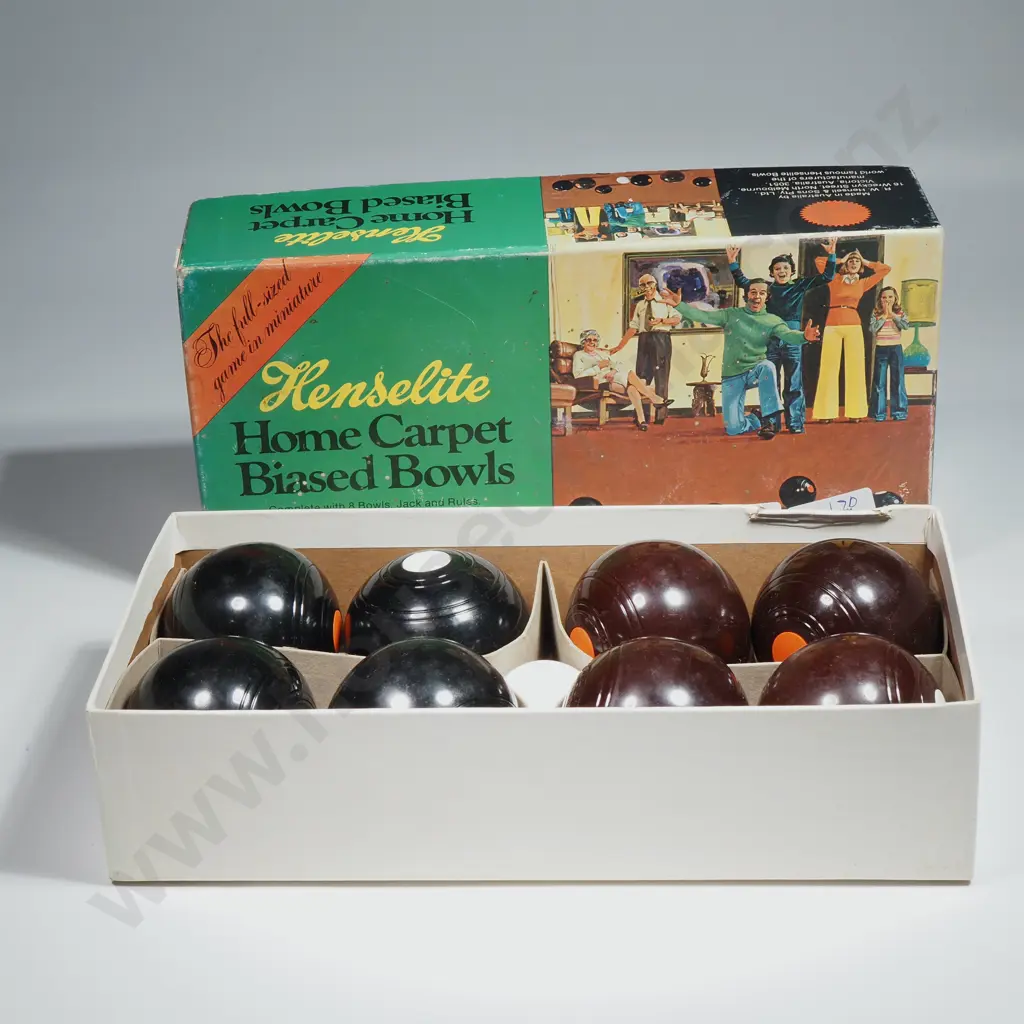 Henselite Home Carpet Biased Bowls in Original Box Image 1++
