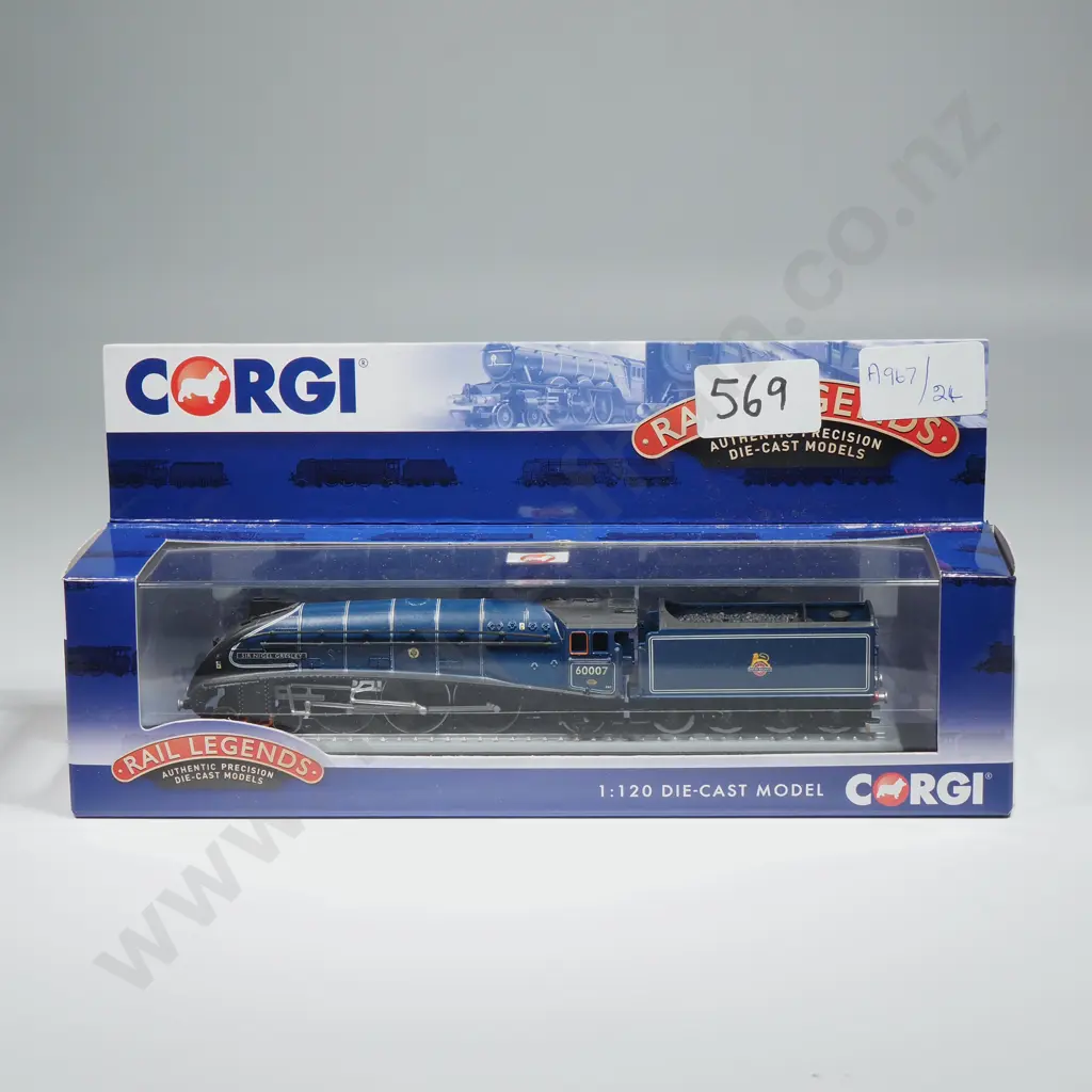 Corgi Rail Legends - 1:120 - BR A 4 Class 'Sir Nigel Gresley' Die Cast Model. Circa 2012 Image 1++