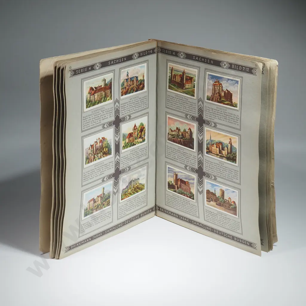 German Castles Album - 120 Cards, Brinkmann tobacco Image 1++