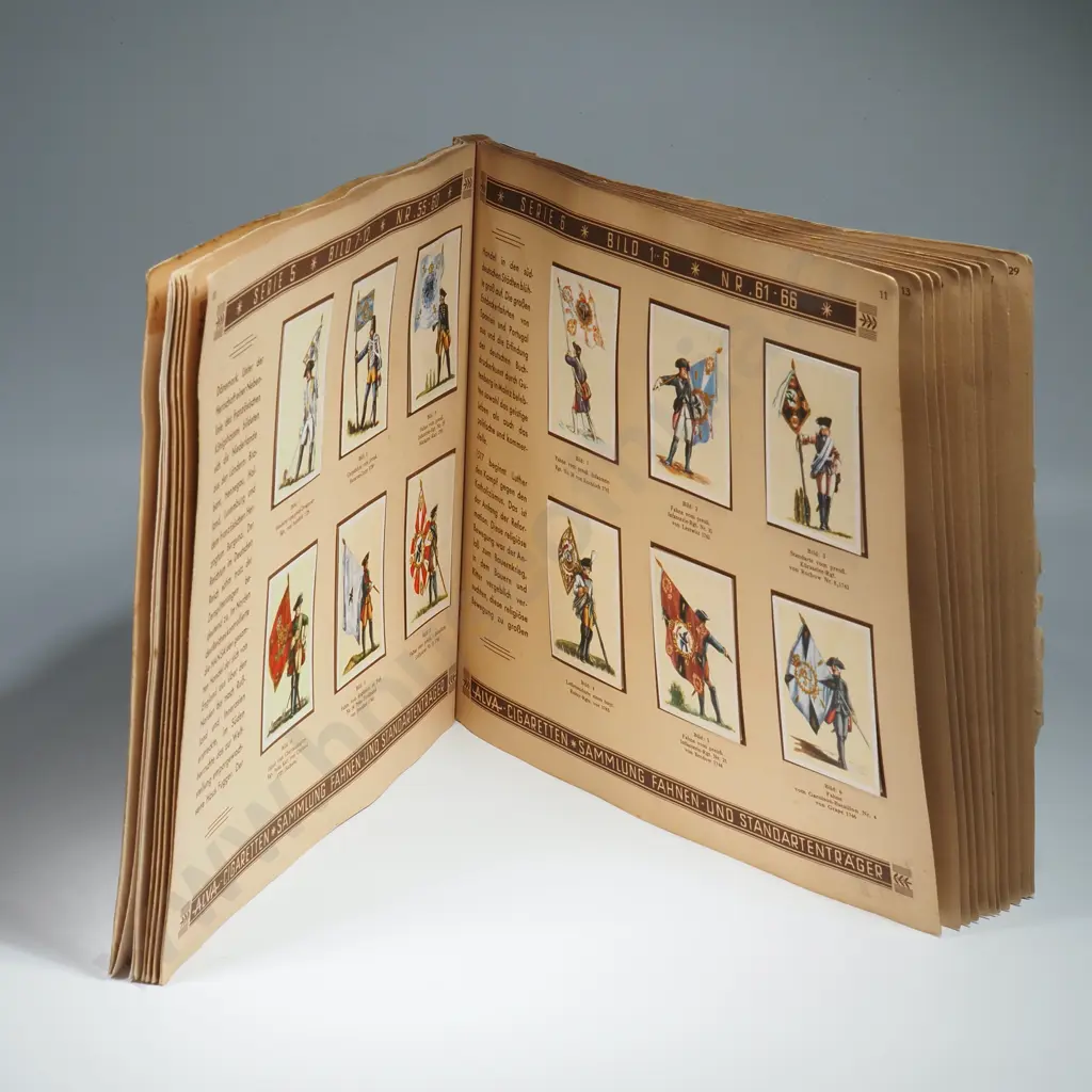 Flag and Standard Bearers Album - 192 Cards, Oriental Cigarette Co Image 1++