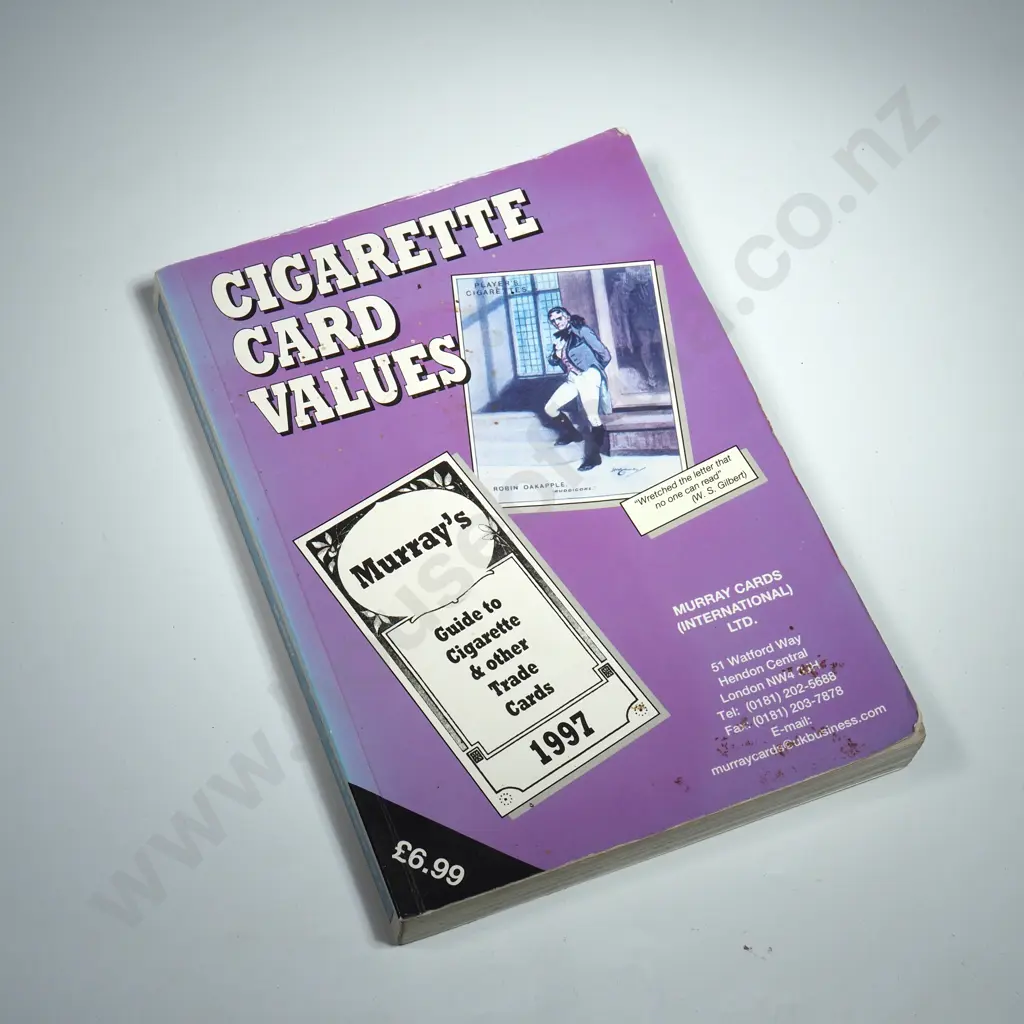 Cigarette Card Values, 1997 Catalogue of Cigarette & other Trade Cards Image 1++