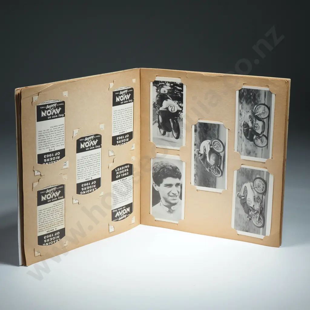 Leading Riders of 1963 Complete Album - 30 Cards, Avon Rubber Ltd Image 1++