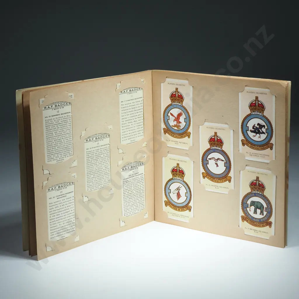 R.A.F Badges Complete Album, 50 Cards Image 1++