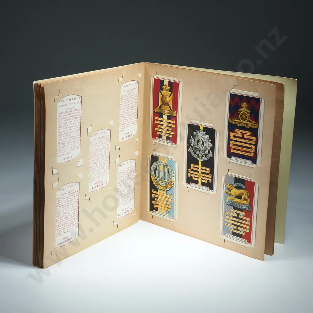 Army Badges Album, 48 Cards - Gallaher Ltd Image 1++