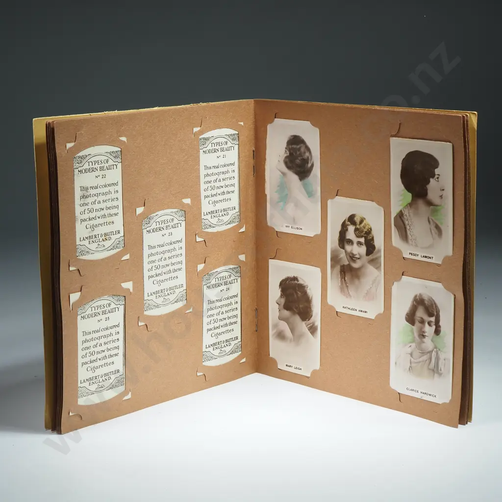 Types of Modern Beauty Complete Album, 50 Cards, Lambert & Butler. Image 1++