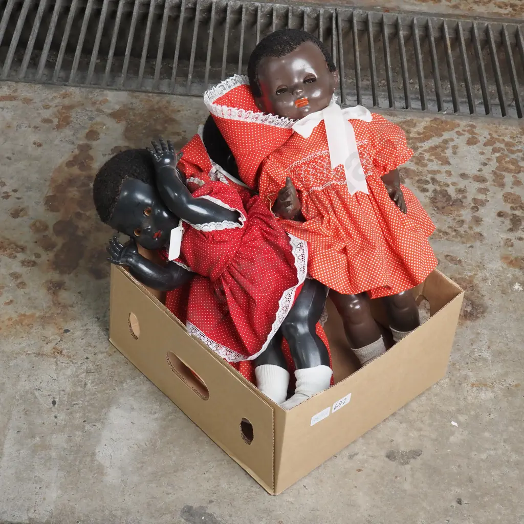 Box of Assorted Dolls Image 1++