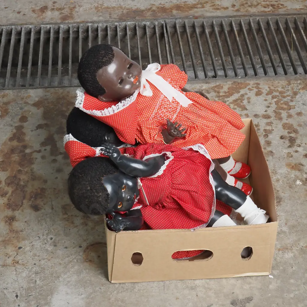 Box of Assorted Dolls Image 1++