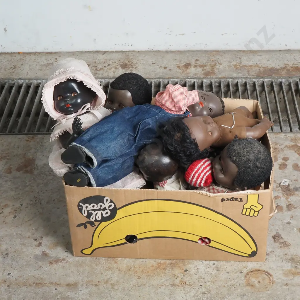 Large Box of Assorted Dolls Image 1++