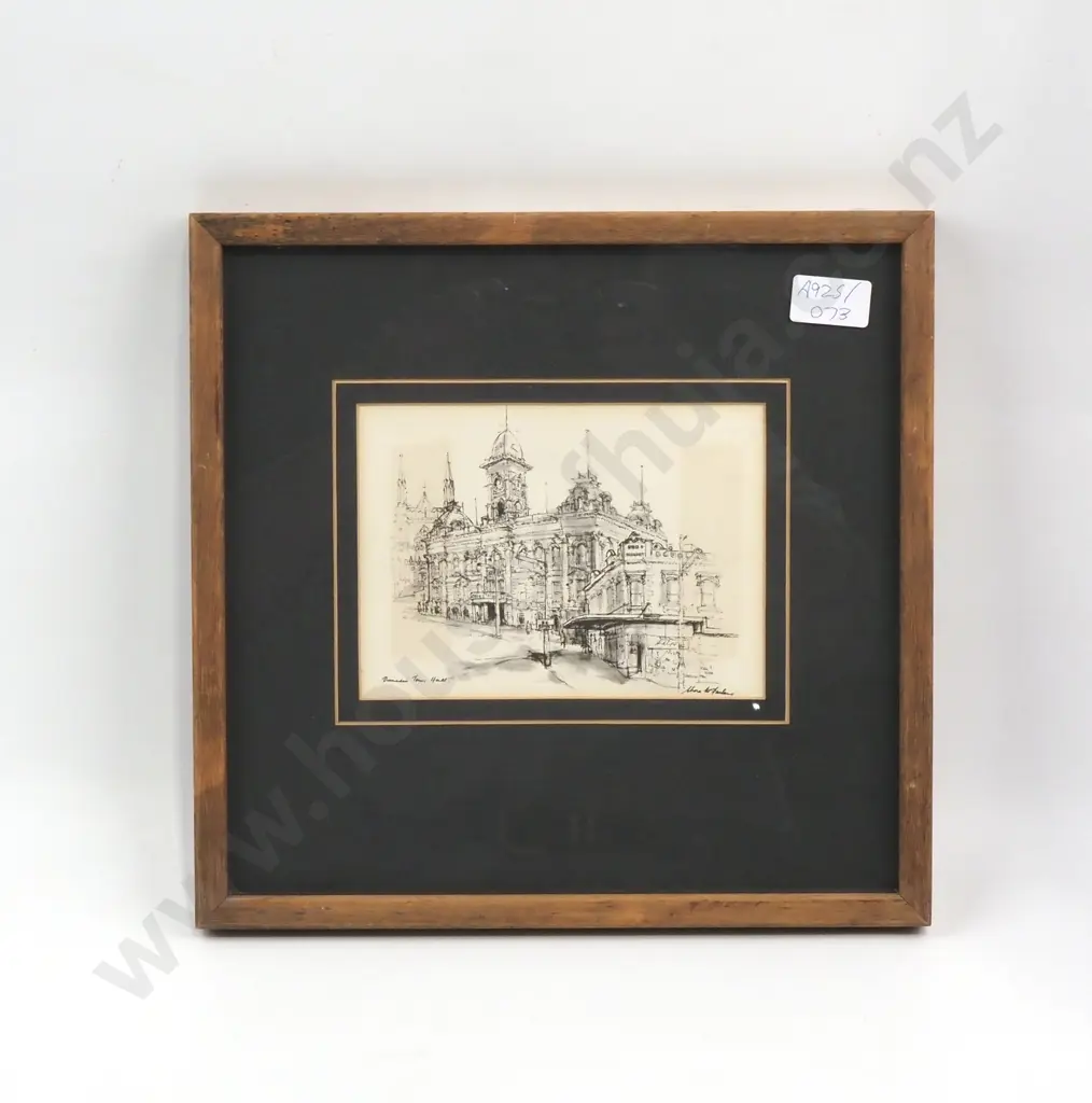 Two Framed Shona McFarlane Prints of Dunedin Image 1++