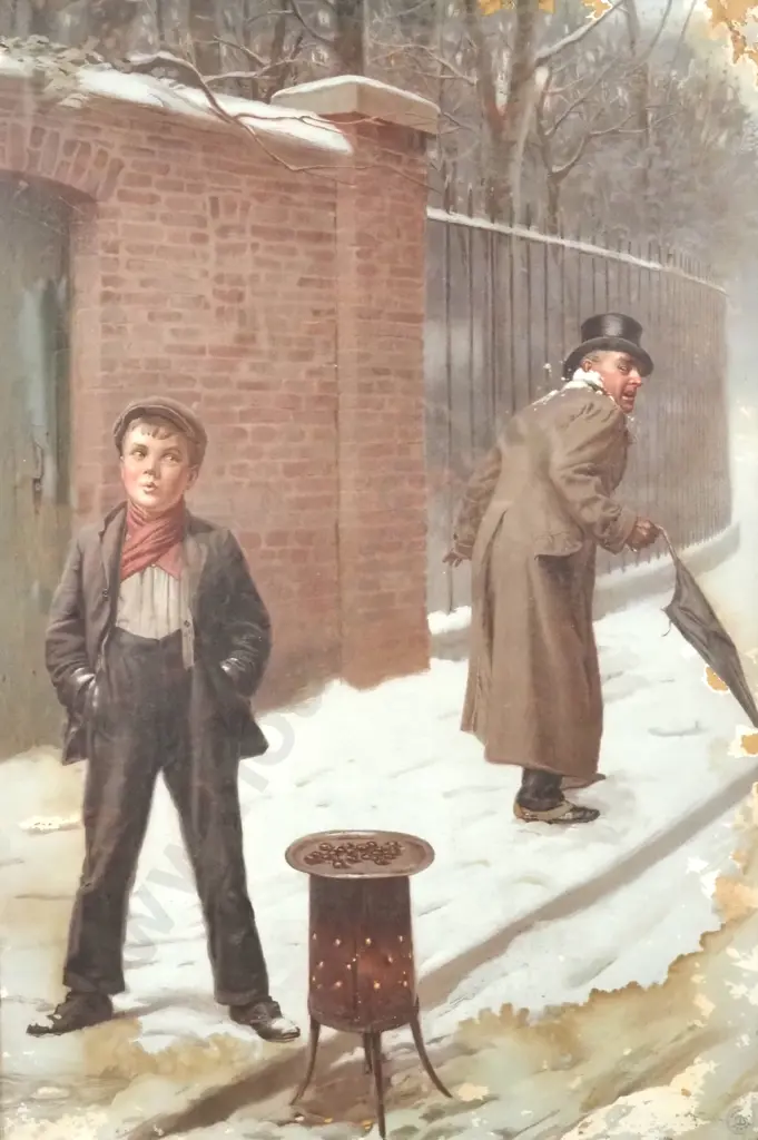 Assorted Lot of Two Prints & an Oil. Image 1++