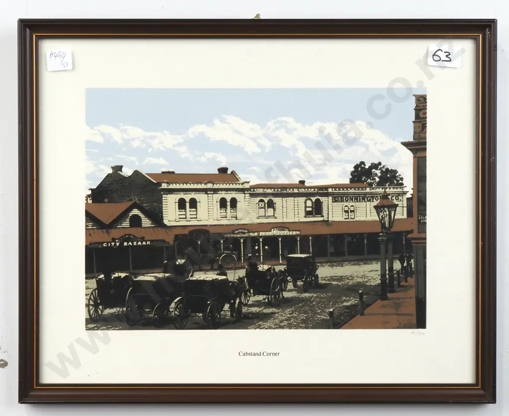 Artist Unknown - Three Framed Landmarks, Prints Image 1++