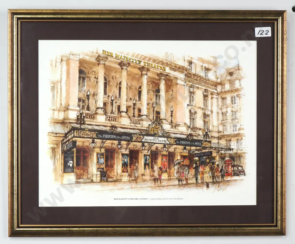 Alex Jawdokimov - "Her Majesty Theatre", Print Image 1++