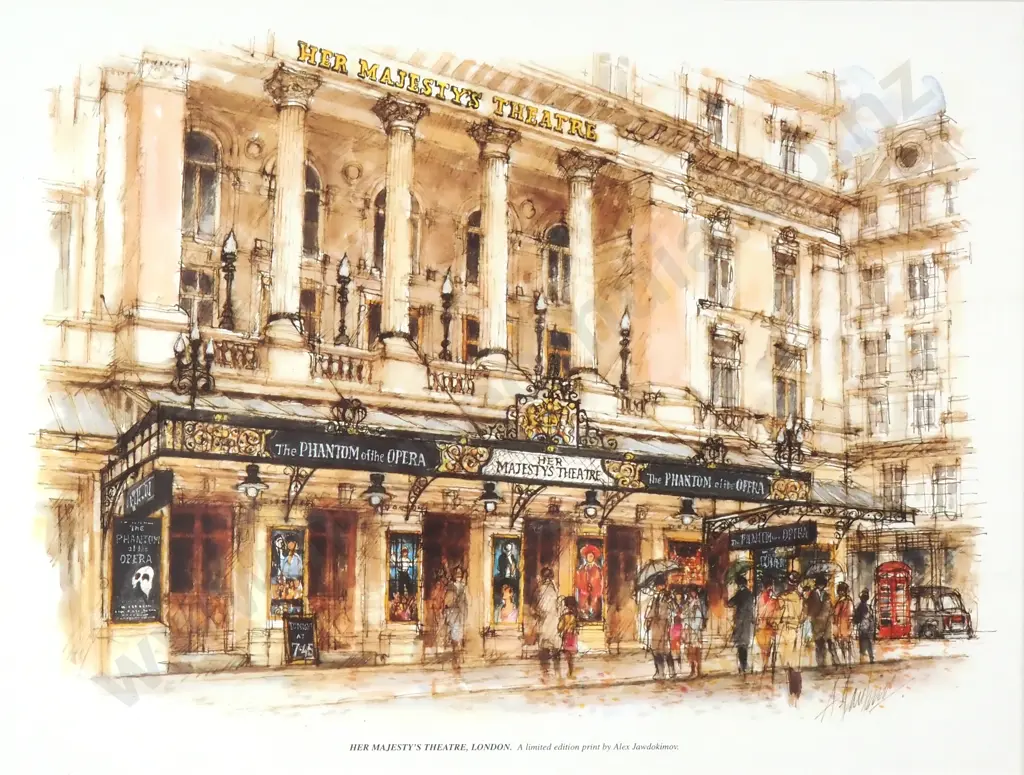 Alex Jawdokimov - "Her Majesty Theatre", Print Image 1++