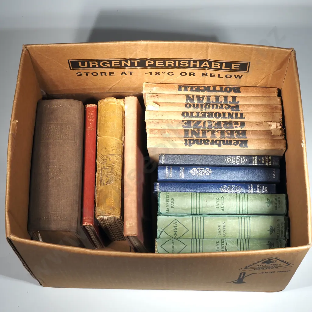 Box of Historical Books Image 1++