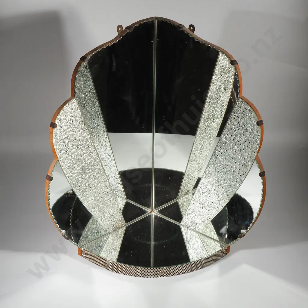 Art Deco Radial Corner Mirror Image 1++