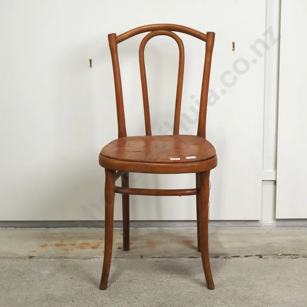 Austrian Bentwood Chair, Seat Replaced Image 1++