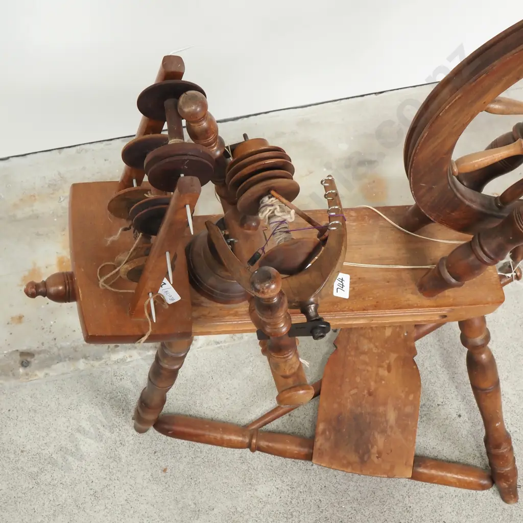 Vintage Easycraft Handmade Spinning Wheels by J D Johnson in Christchurch Image 1++