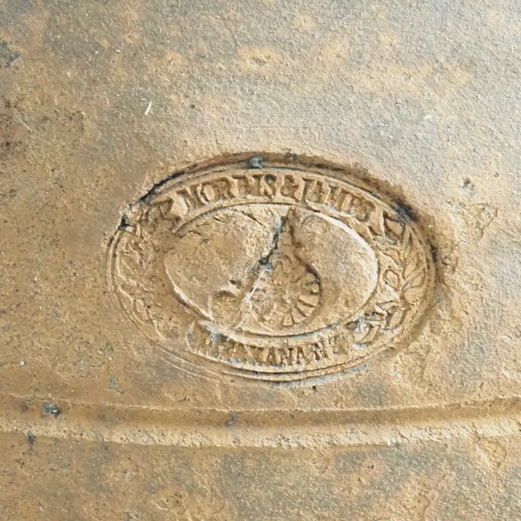 Terracota Morris & James Pot w Aspidistra & Sweet William Image 1++