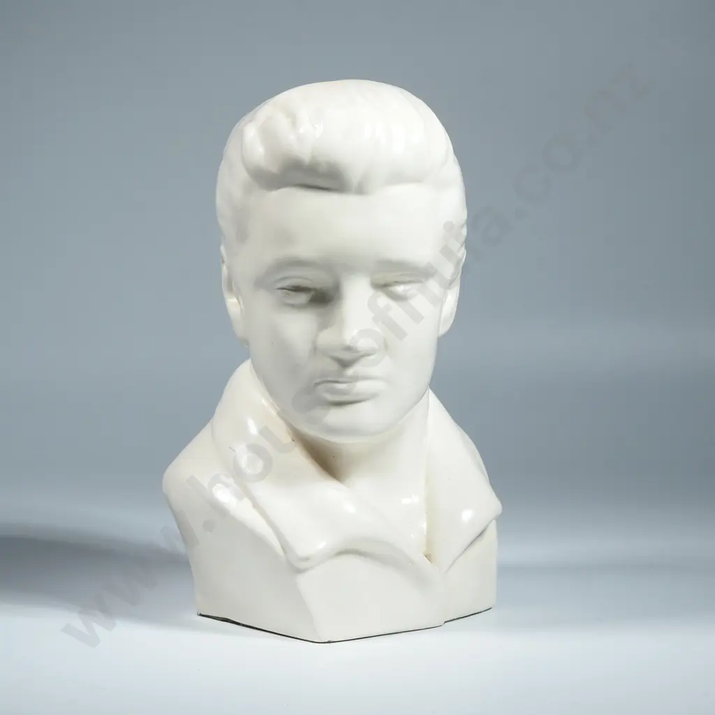 Pottery Elvis Presley Bust Image 1++