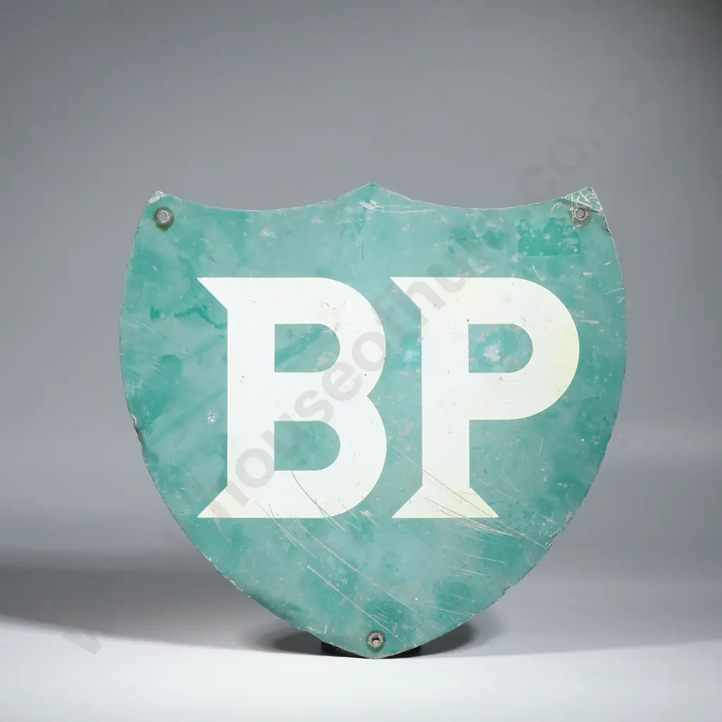 Vintage BP Petrol Bowser Tin Sign Image 1++