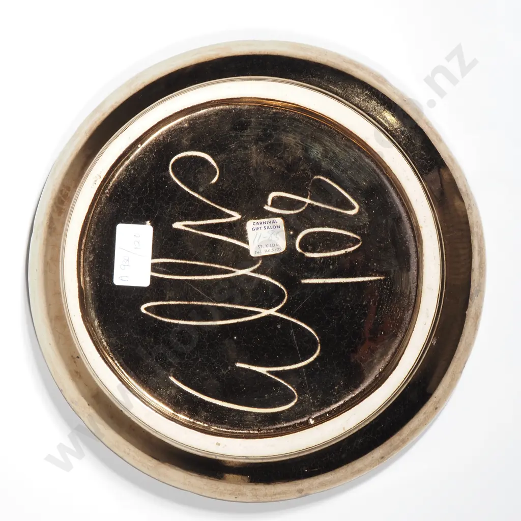 Australian Ellis  Vintage Ceramic Shallow Dish. Circa 1960. Ellis 108 Image 1++