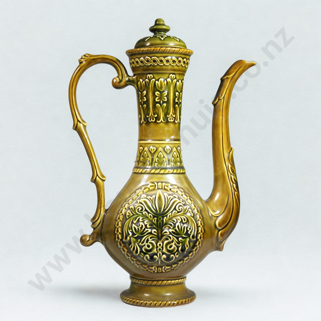 Vintage Japanese Ceramic Tall Pouring Vessel Image 1++