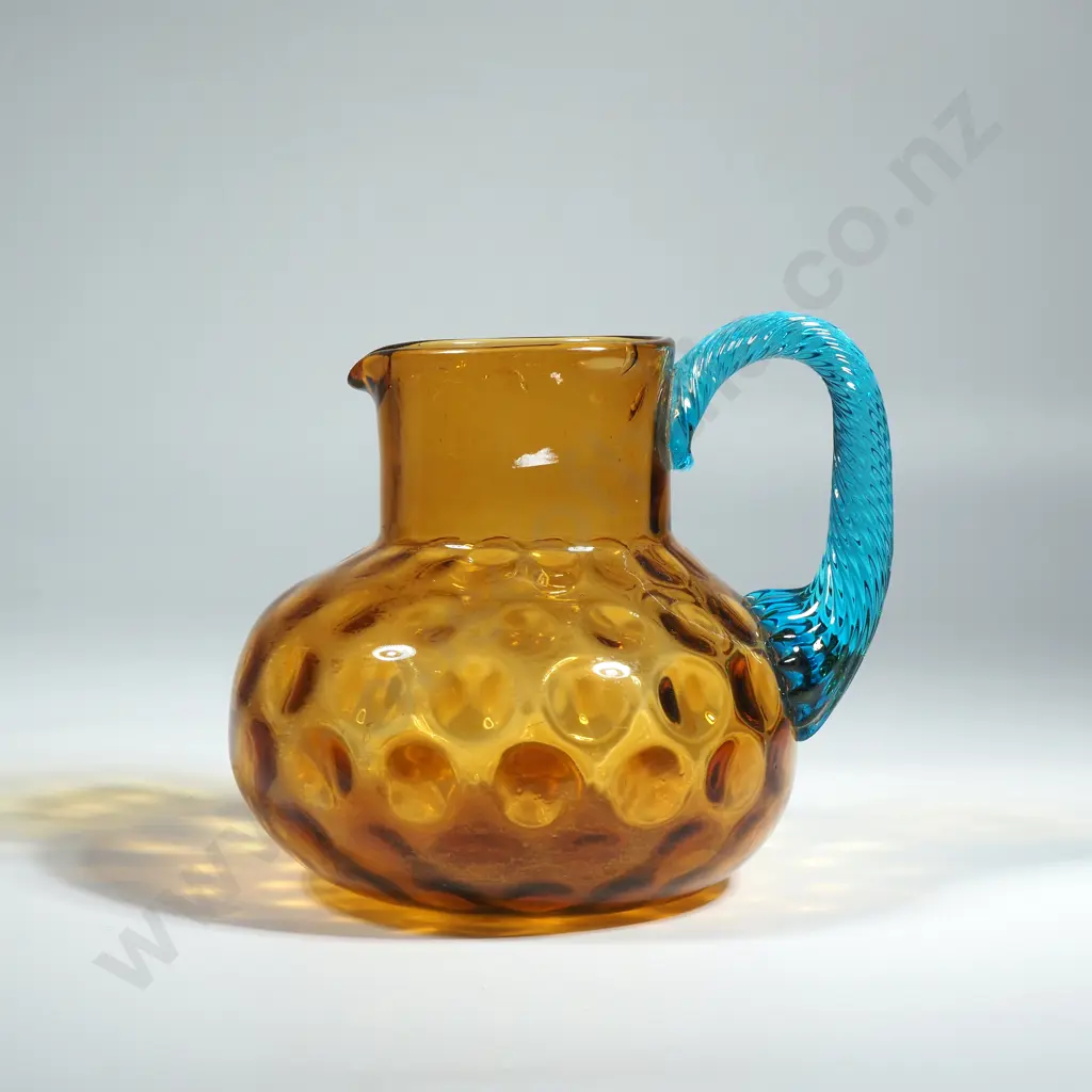 Art Glass Hand-Blown Pitcher Image 1++