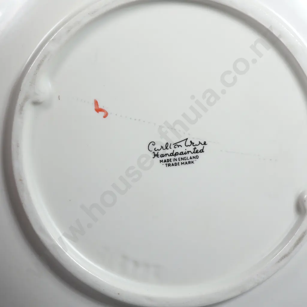 Carlton Ware Plate w Yellow Flowers Image 1++