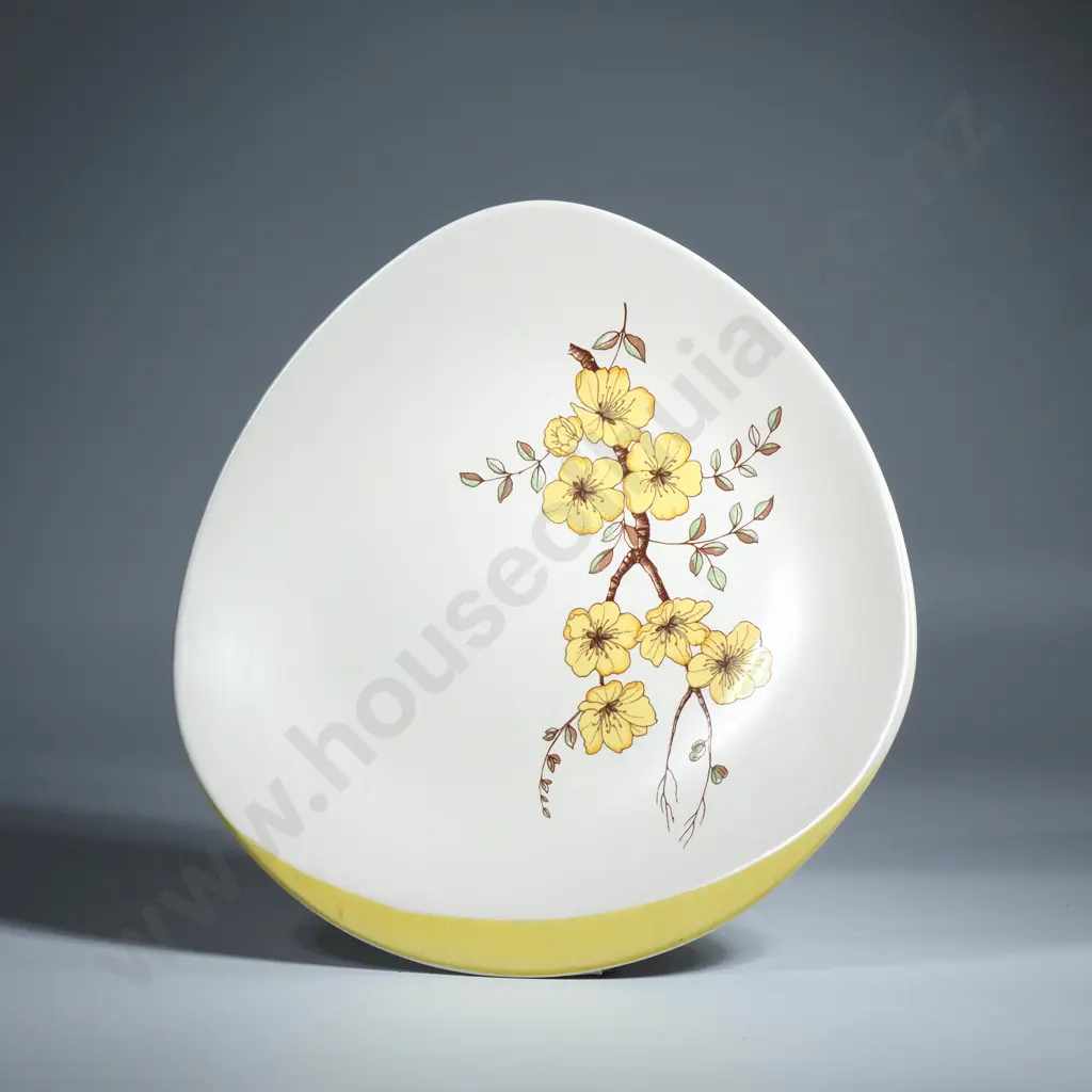 Carlton Ware Plate w Yellow Flowers Image 1++