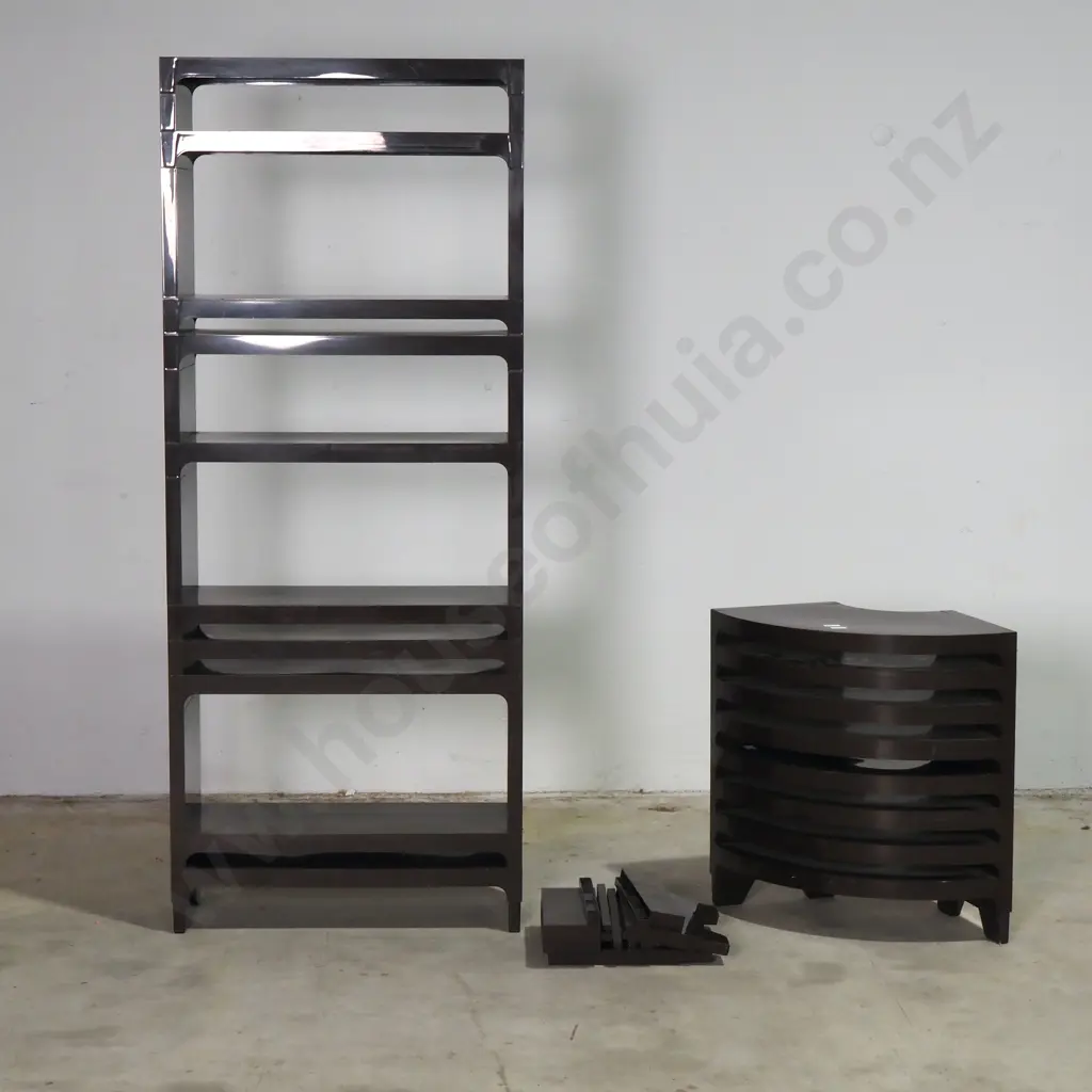 Michaelis Bayley 'Hostess' Modular Shelving 1970s - Manner of Olaf Von Bohr for Kartell Image 1++