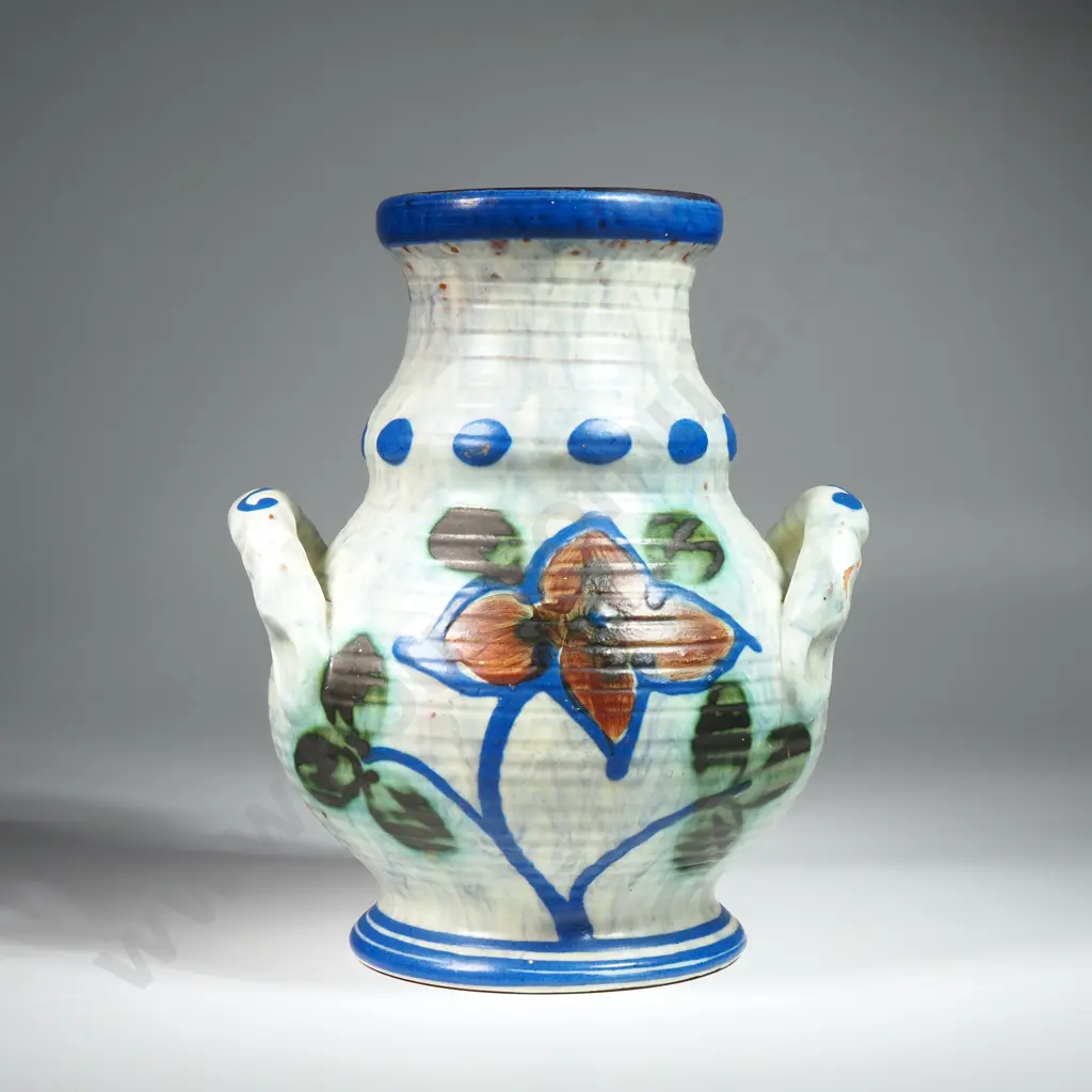 Swedish Mid-Century Potter Upsala-Ekeby Vase, Made in Sweden Image 1++