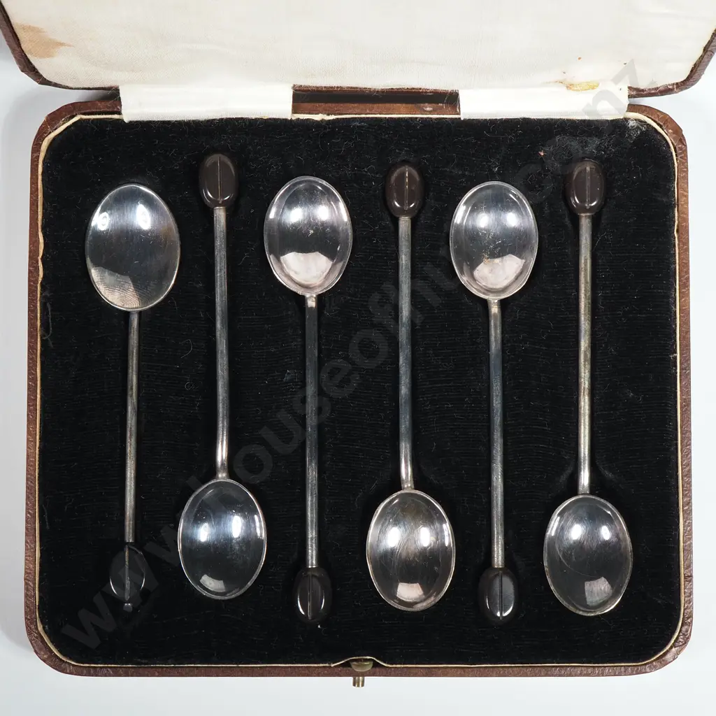 Six Plated & Boxed Teaspoons Image 1++
