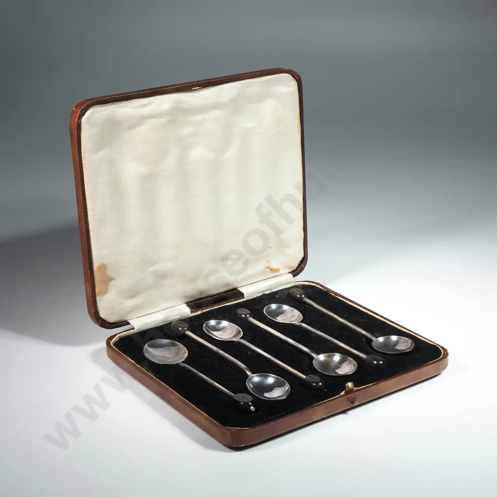 Six Plated & Boxed Teaspoons Image 1++