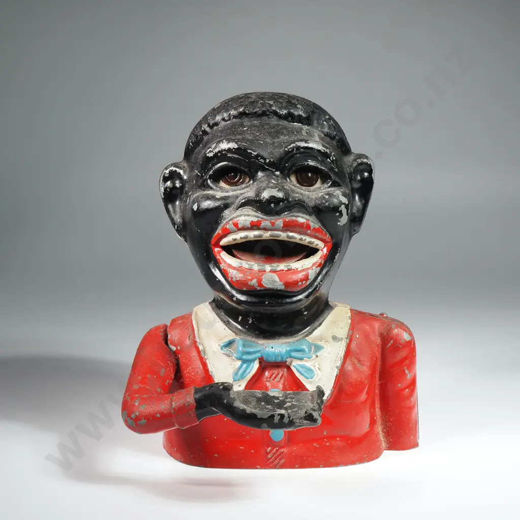 Cast Iron New Zealand Made Money Box  Image 1++