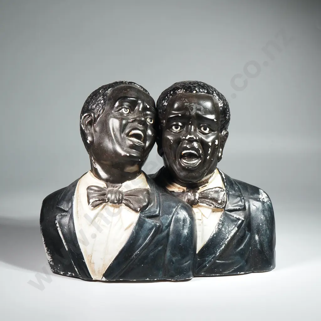 Vintage Porcelain Singing Duo Image 1++