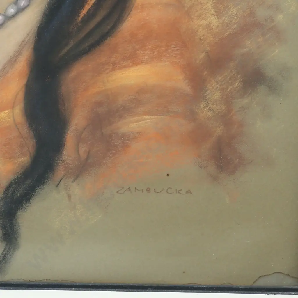 Kristin Zambucca - Innocence, Pastel & Charcoal Image 1++