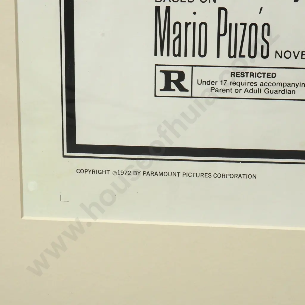 The Godfather US 1972 Release One Sheet Poster Image 1++