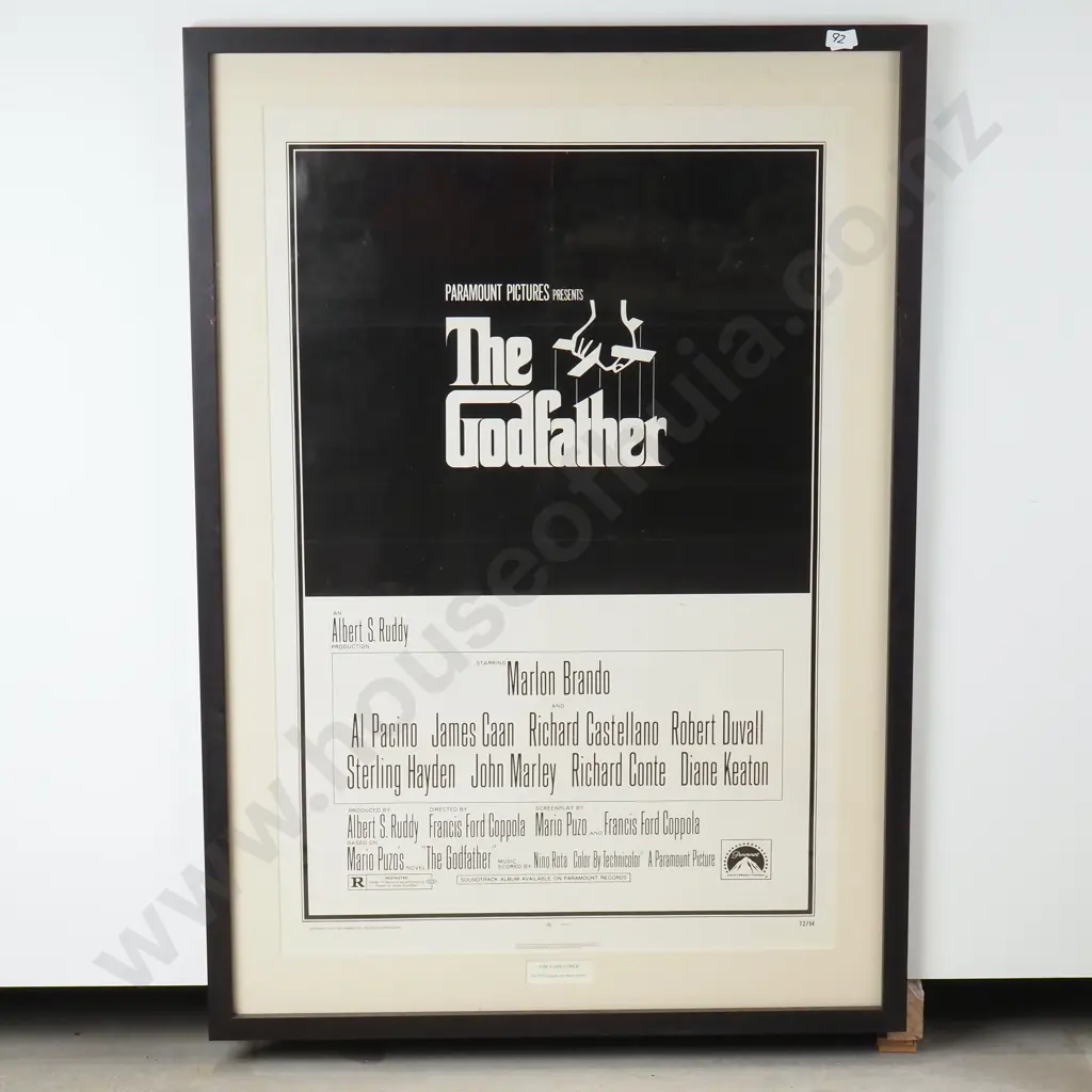 The Godfather US 1972 Release One Sheet Poster Image 1++
