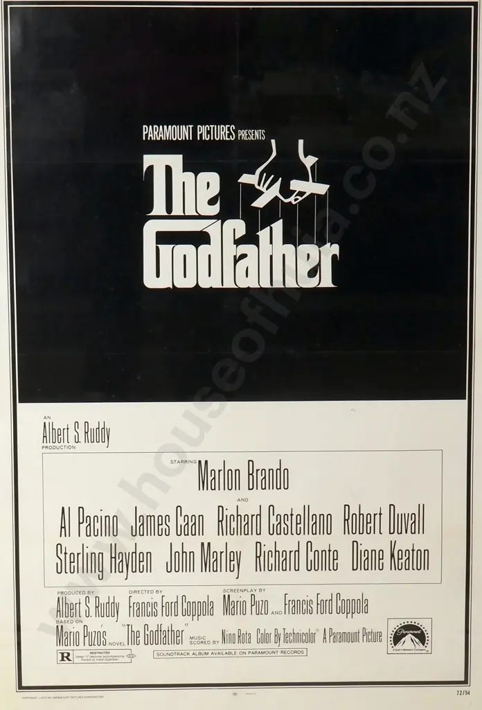 The Godfather US 1972 Release One Sheet Poster Image 1++