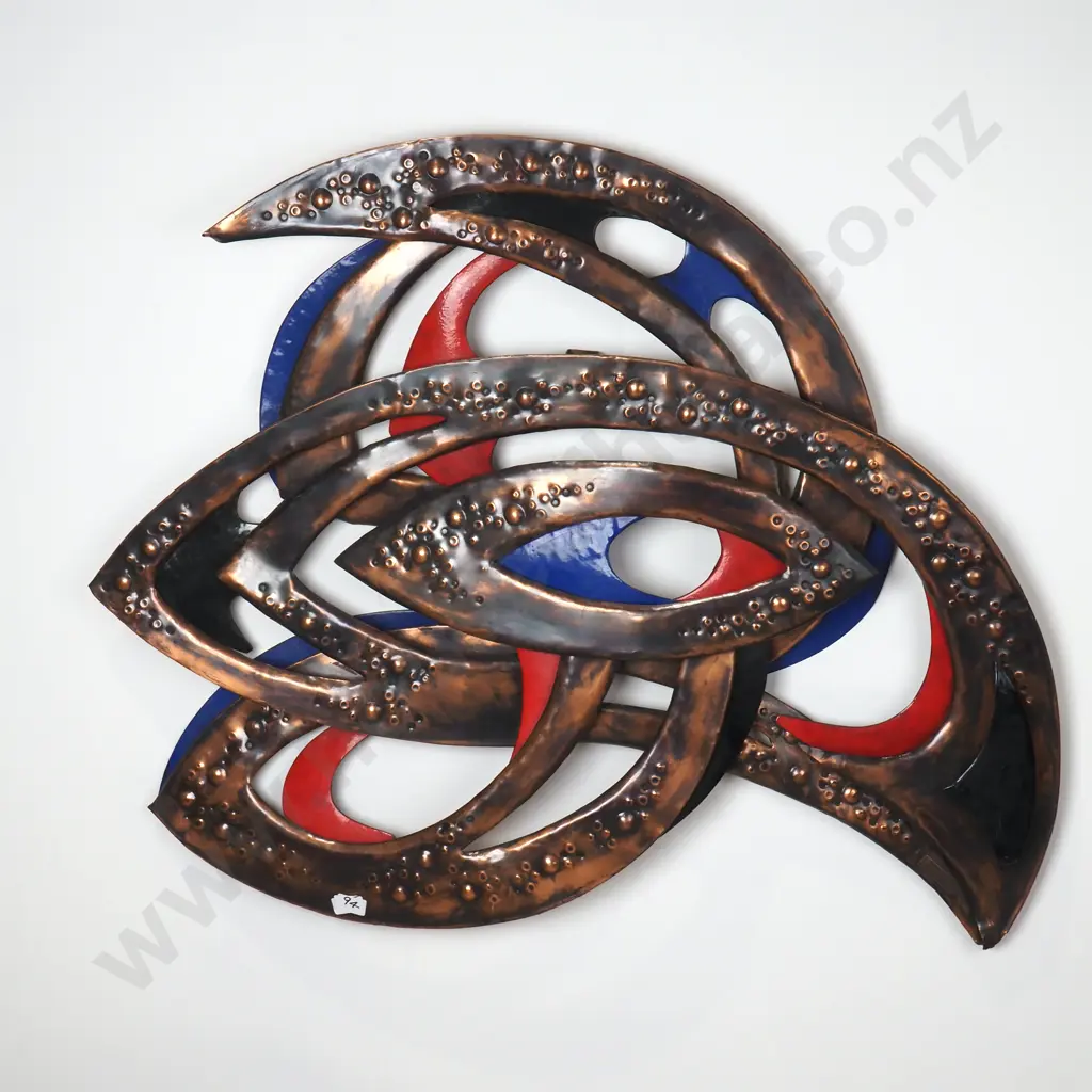 Abstract Metal Art Sculpture - Wall Mounted Image 1++