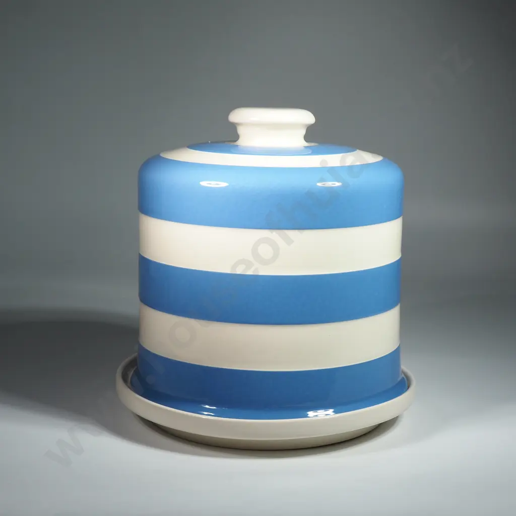 Large T G Green Cheese Keeper/Dome w Green Stamp Image 1++