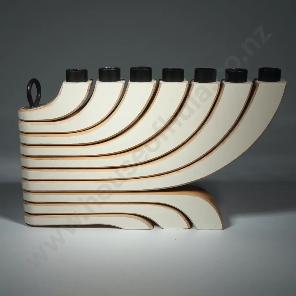 Stockholm Design House Advent Timber Candlestick w Seven Movable Branches & Three Legs Image 1++