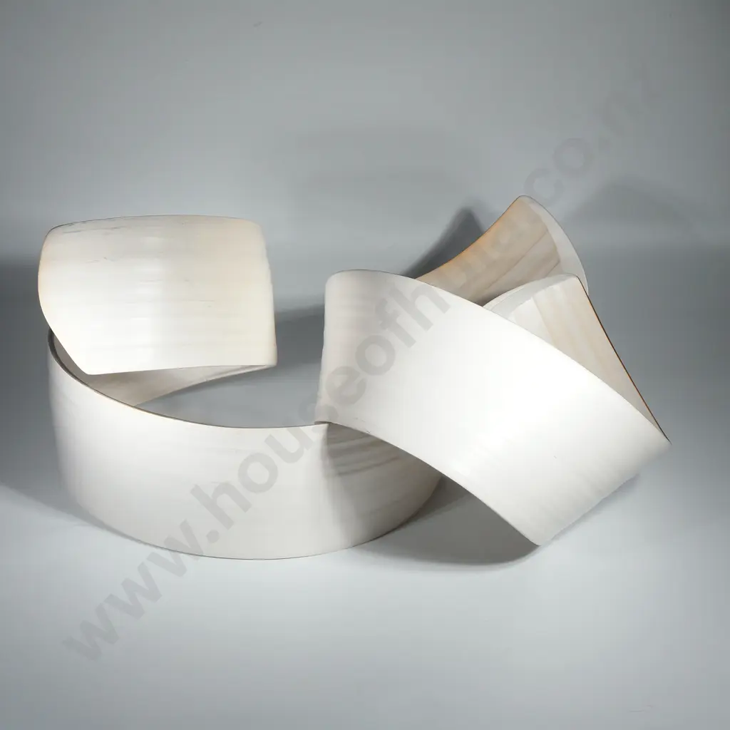 White Pottery Spiral Sculpture Image 1++