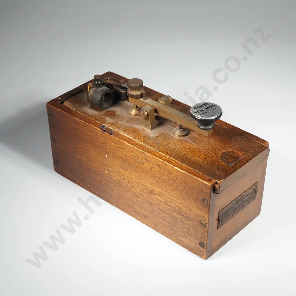 Antique Amalgamated Wireless Telegraph Key Image 1++