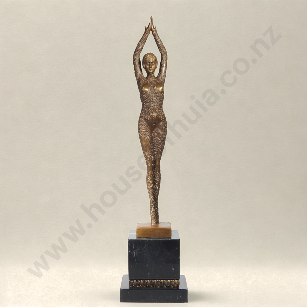Art Deco bronze Sculpture dancer "Starfish Dancer" after Demetre Chiparus Image 1++