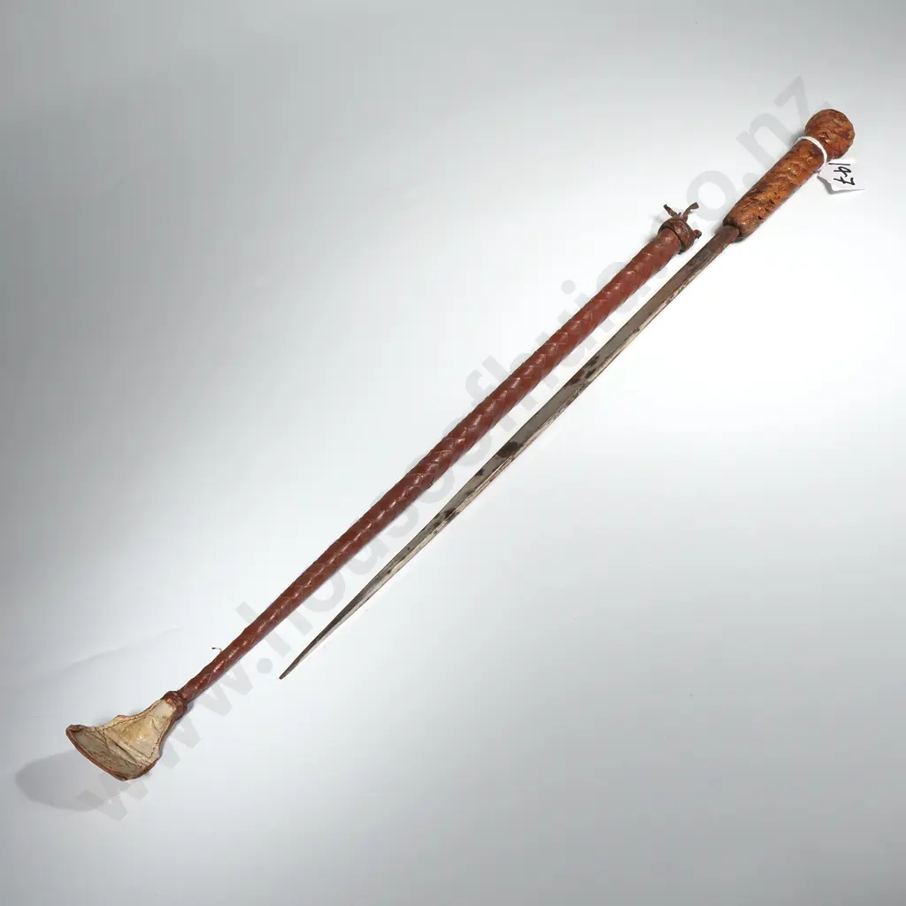 Camel Whip w Hidden Dagger. Length 530mm Image 1++