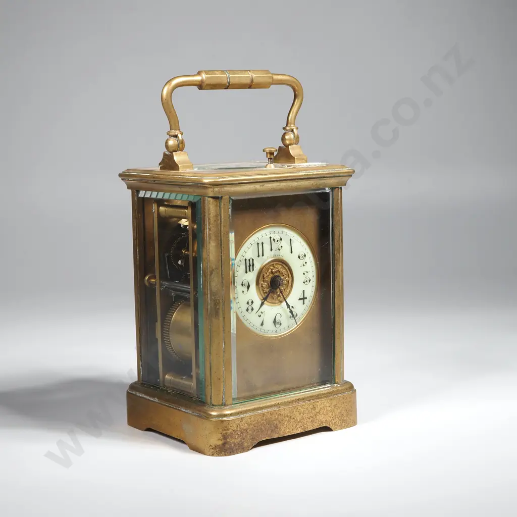 Antique Brass Repeater Carriage Clock  Image 1++