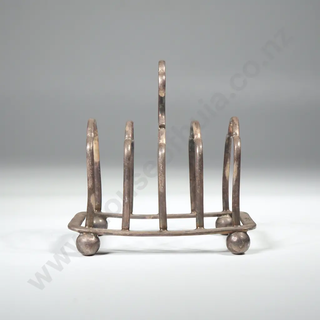 Small Sterling Silver Toast Rack.  Image 1++